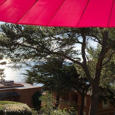 50m Plage T2 Grande Terrasse Vue Mer Climatisé Piscine Chauffée, Parking clos gratuit Sanary-sur-Mer Extérieur photo